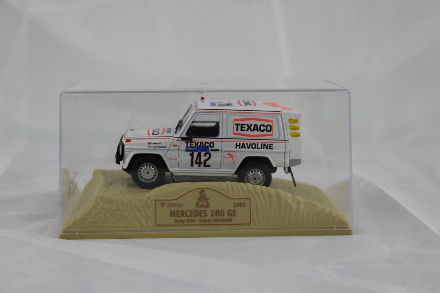 Jacky Ickx 280 GE Modellauto Mercedes G Rally Dakar Classic